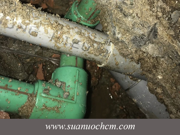 Các hư hỏng đường nước thường gặp