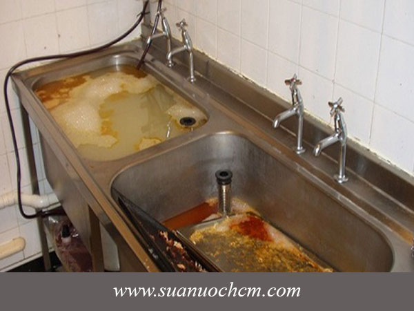 Dấu hiệu cho thấy chậu rửa bị tắc nghẹt