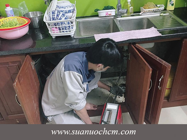 Nhận thông tắc chậu rửa chén bát tại quận 10